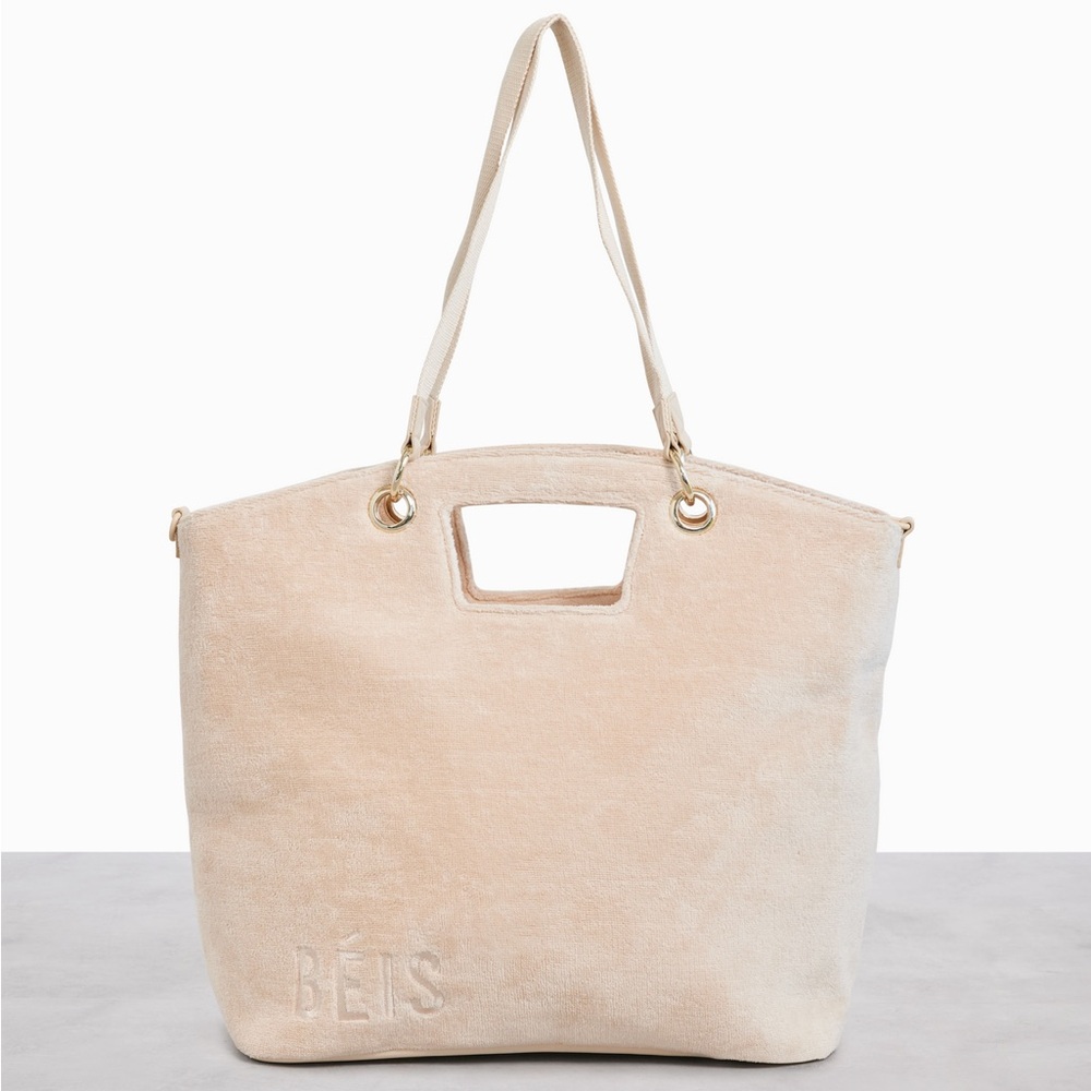 Beis Terry tote bag in beige